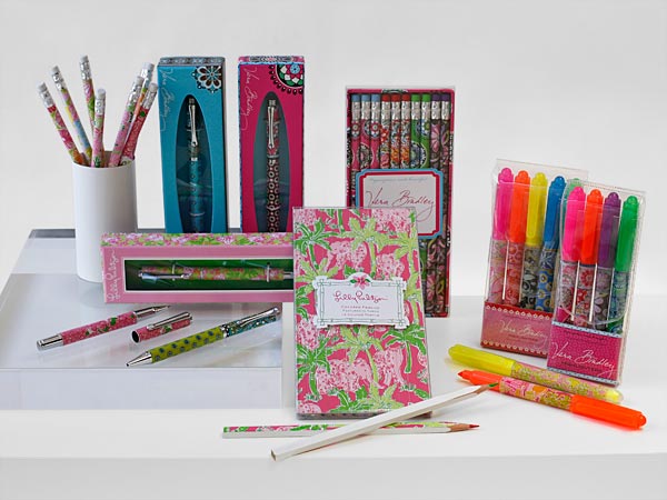 Pencils and pens.